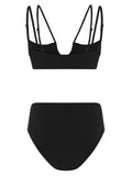 Coastline Bikini Set | Black