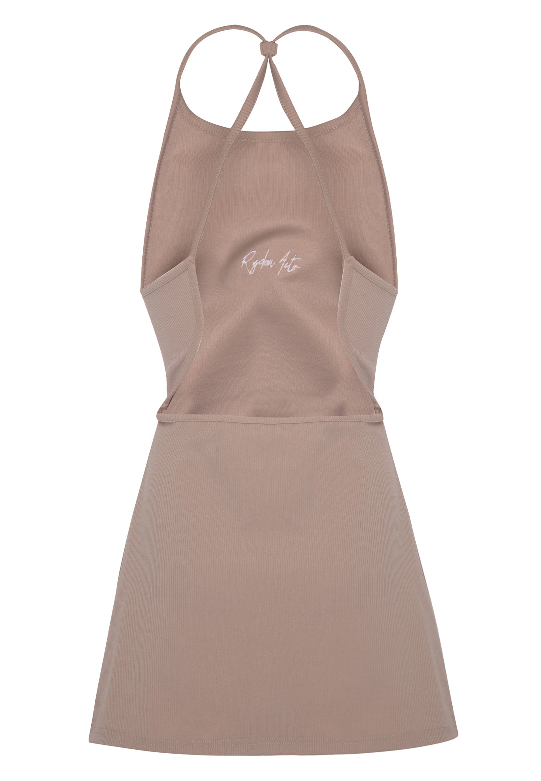 Hot Shot Mini Dress | Beige