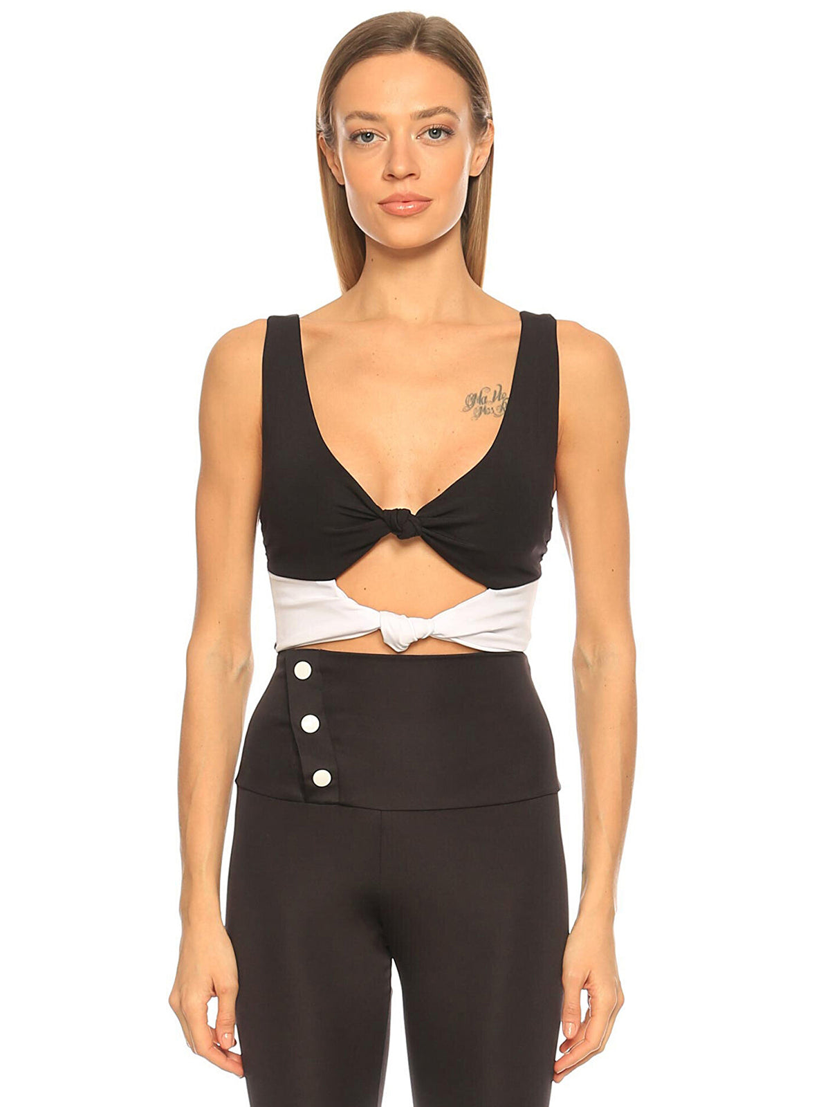 Simple Bw Sport Bra | Siyah