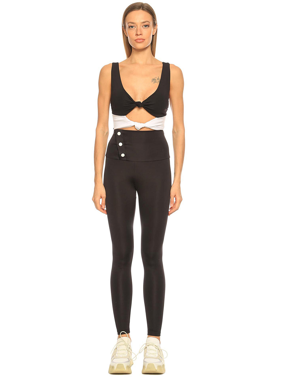 Simple Bw Sport Bra | Siyah