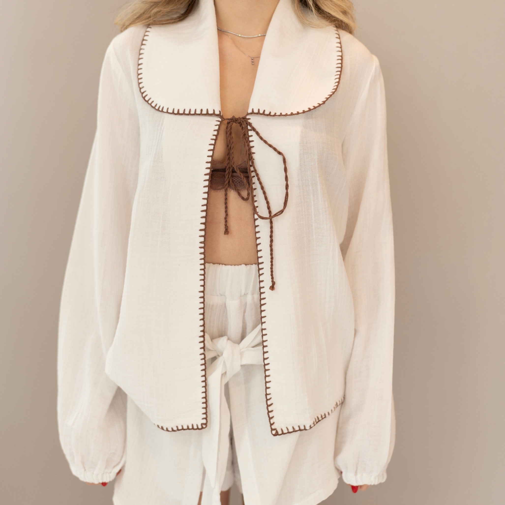 Sunlight Yarns Brown Shirt