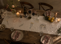 Timeless Hand-Embroidered Table Runner