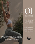 Power Vinyasa Flow | Begüm Yanasan - 1 Ekim