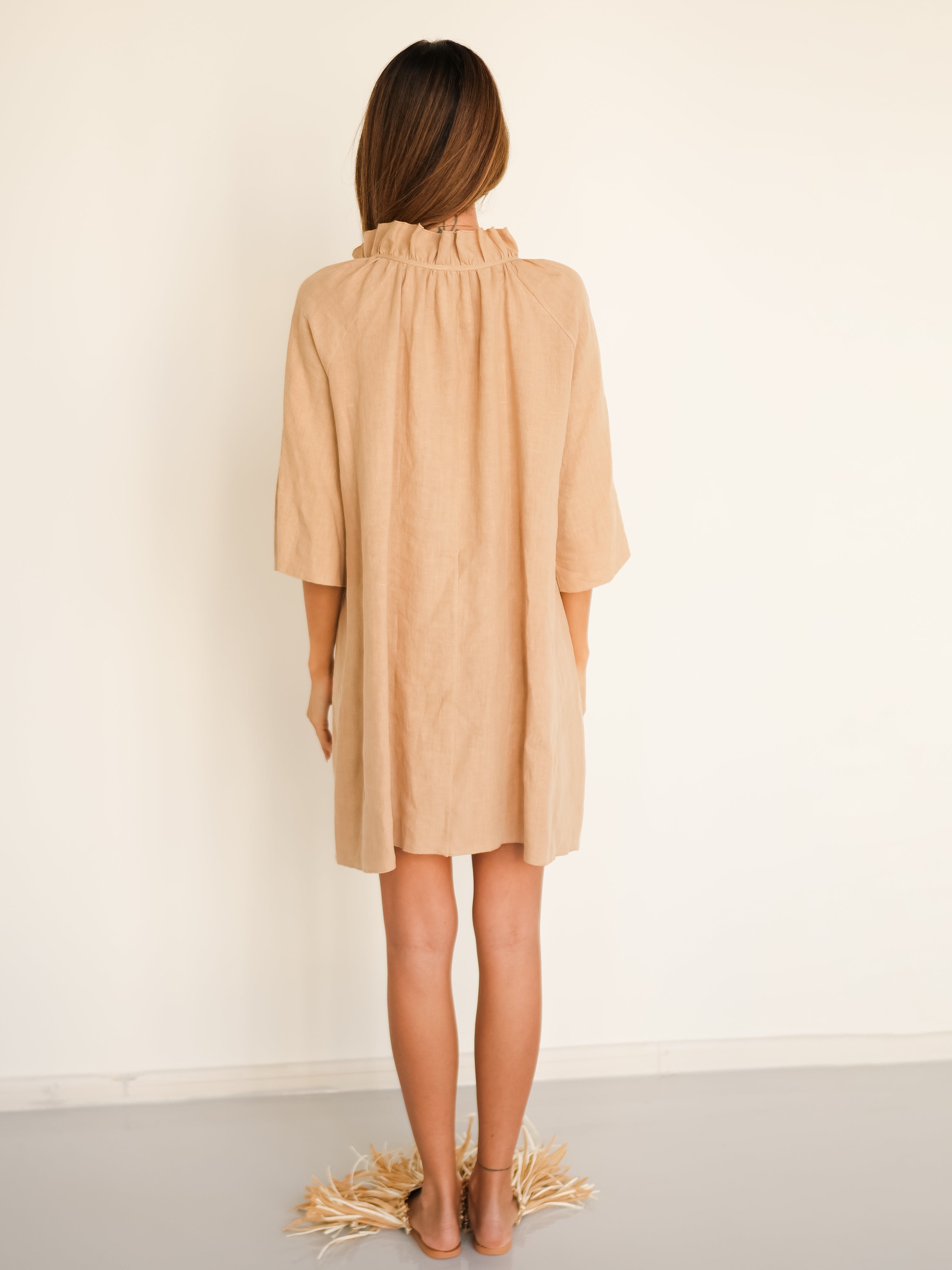 Whisper Brown Dress
