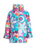 Flower Printed Puffer Jacket