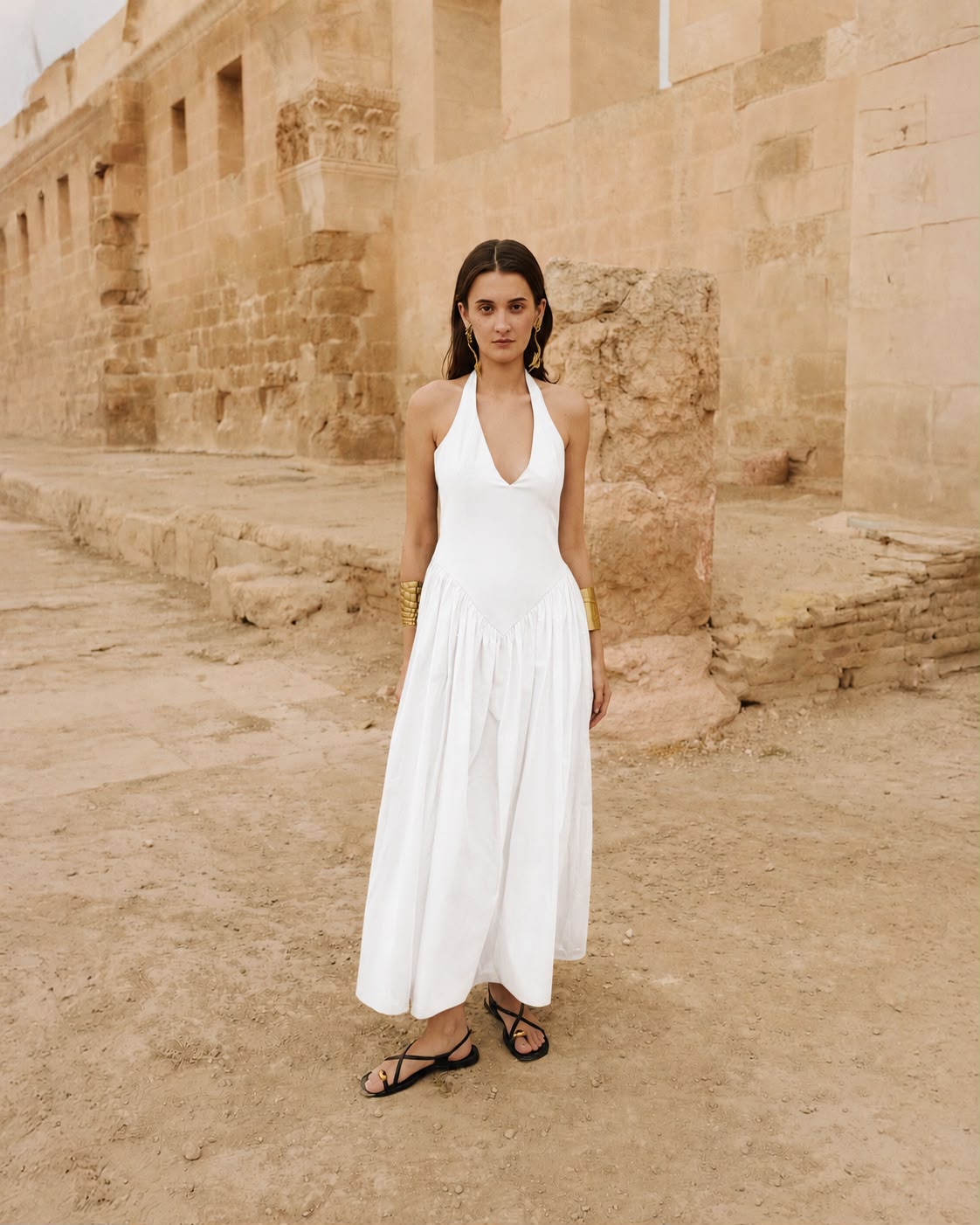 Astrea Dress - Beyaz