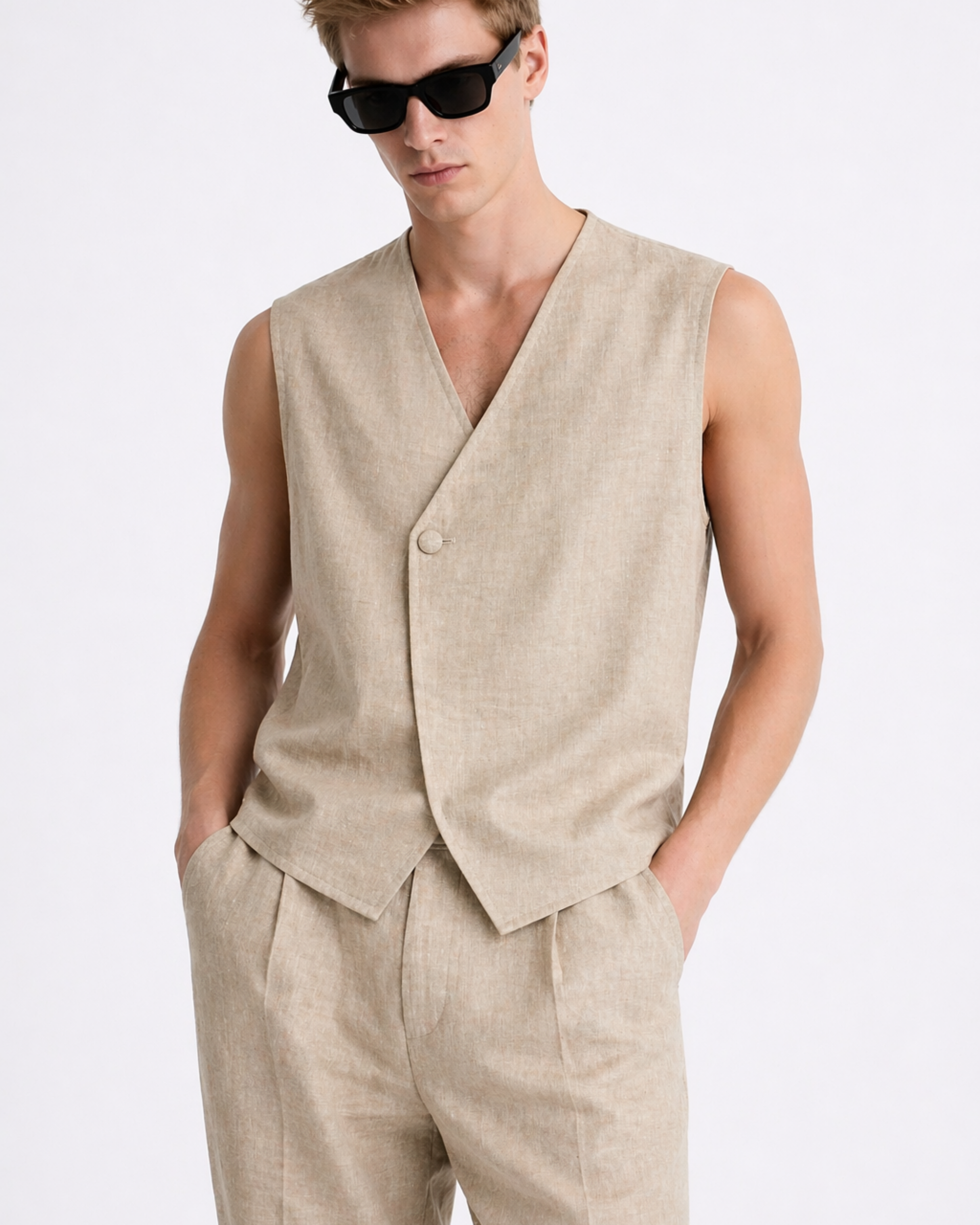 Contour Vest - Bej