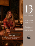 Beril Adanalı ile Kirtan — 13 Ekim 2026, 19.00–20.30, Ryder Act Studio Galataport