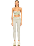 Cross Line Sports Bra | Green