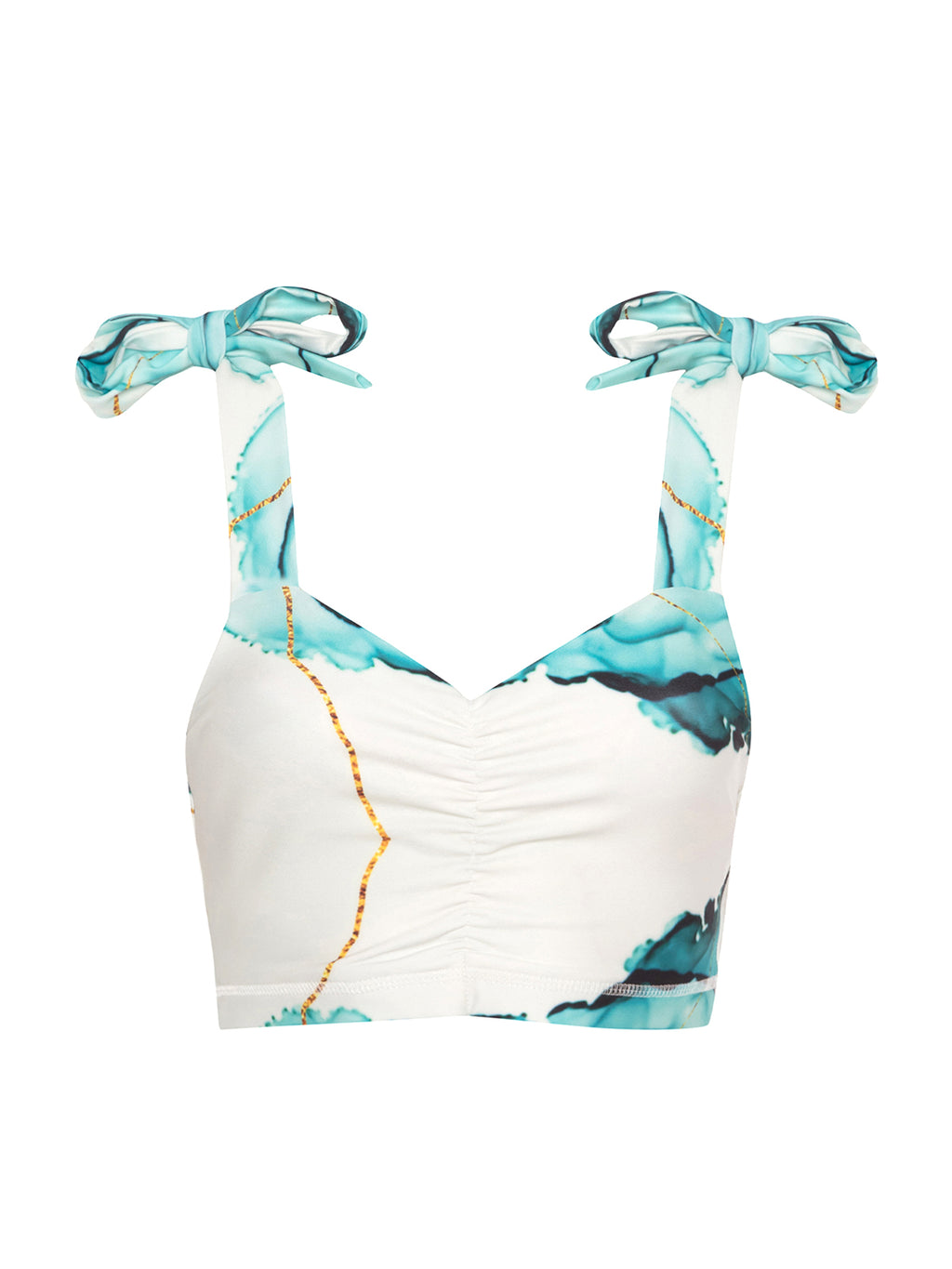 She's Got Rhythm Crop Loly | Multicolored - Green