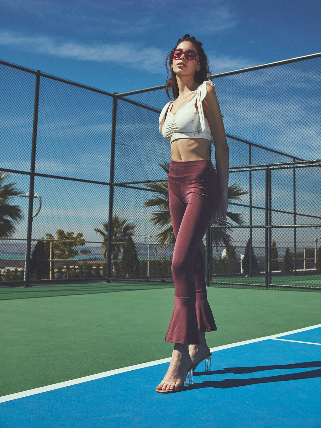 Wonderland Run Leggings | Dark Purple